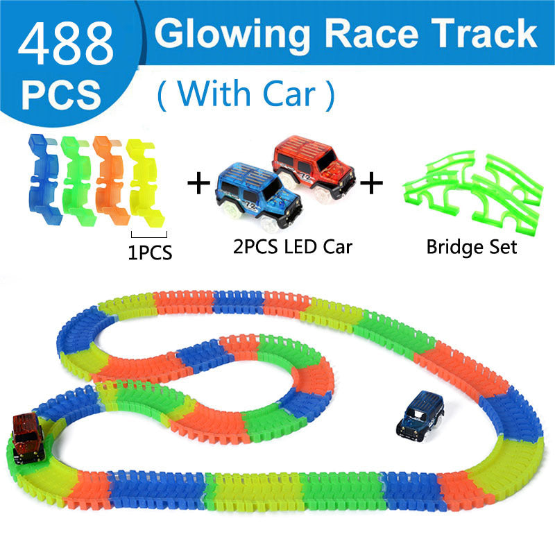 Children's toys assembled with building blocks