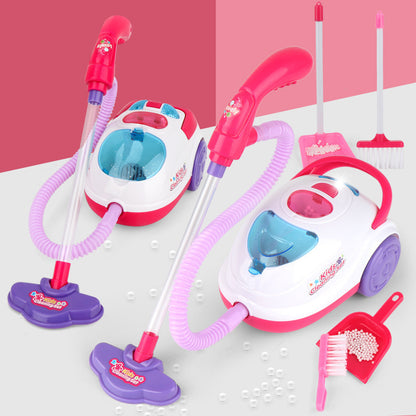 Girl Cleaning House Cleaning Simulation Vacuum Cleaner