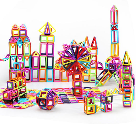 Magnetic building block toys