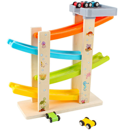 Early Education Four-layer Track Pulley Educational Toy