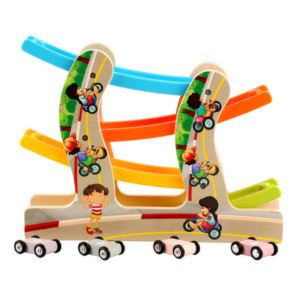 Early Education Four-layer Track Pulley Educational Toy