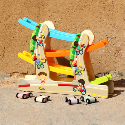 Early Education Four-layer Track Pulley Educational Toy