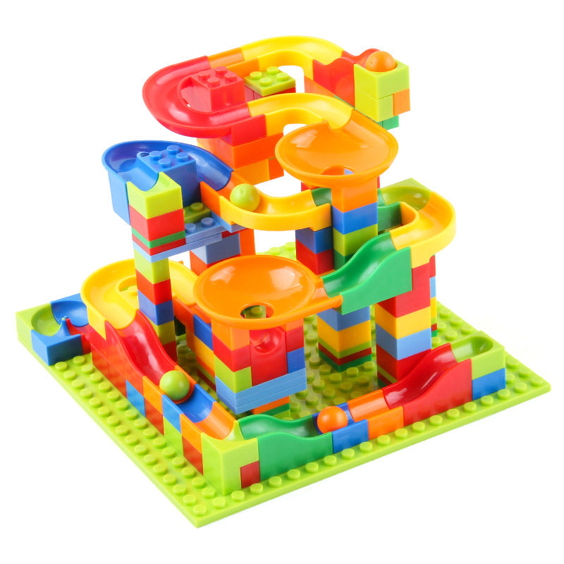 Children's Slide Blocks Are Compatible With Plastic Assembly