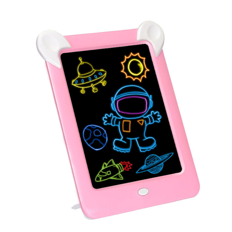 Children's educational LED drawing board