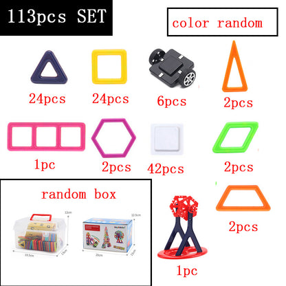 Magnetic piece building blocks change pulling magnetic piece children early education educational toy set magnetic piece