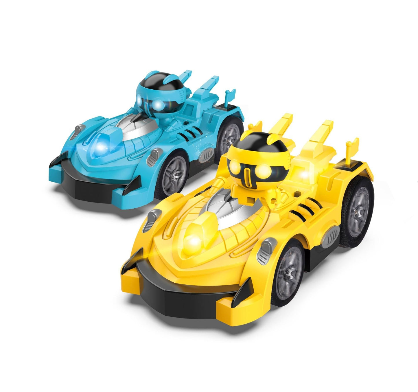 Light Cartoon Remote Control Bumper Car Double Battle Toy