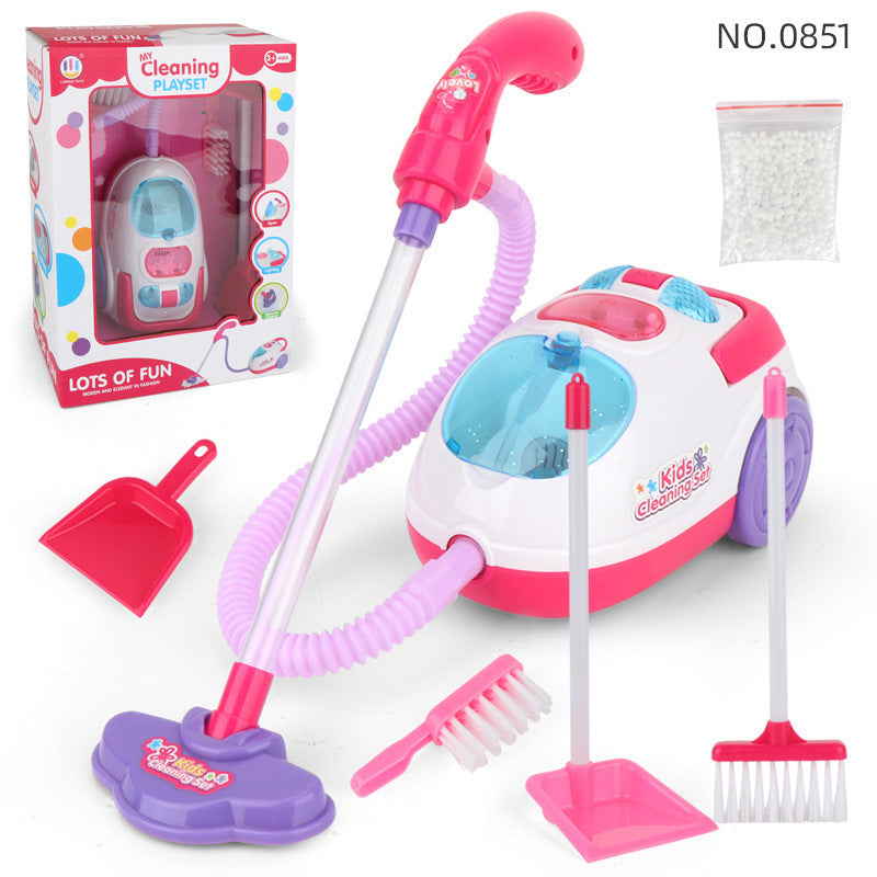 Girl Cleaning House Cleaning Simulation Vacuum Cleaner