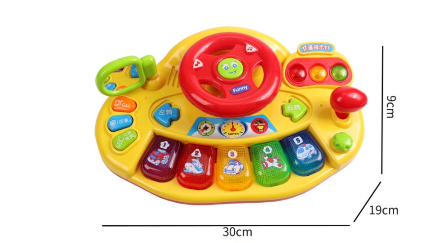 Multifunctional Simulation Simulation Steering Wheel Early Childhood Education Educational Toy