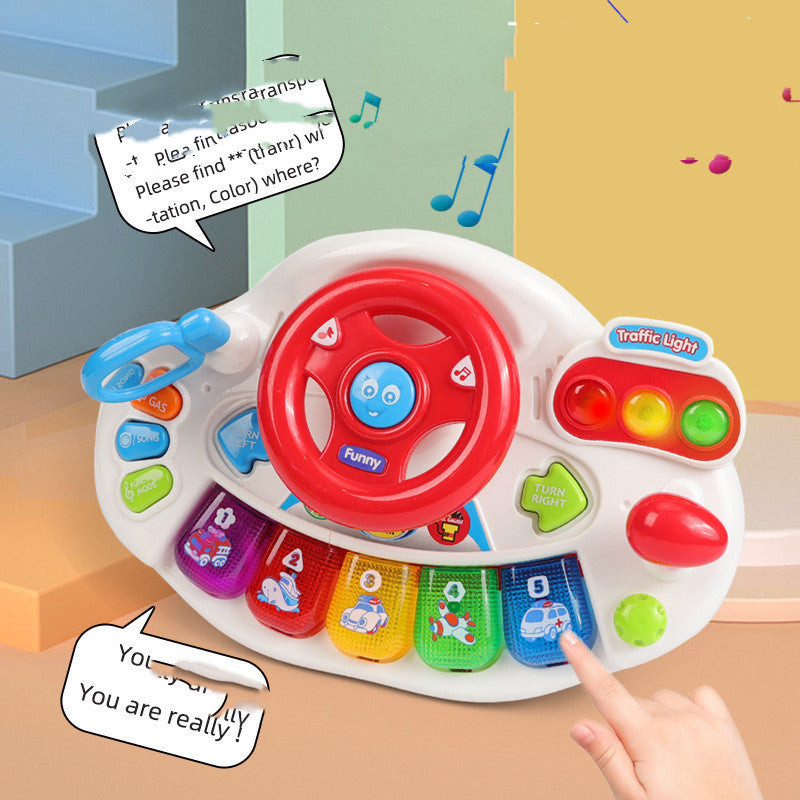 Multifunctional Simulation Simulation Steering Wheel Early Childhood Education Educational Toy