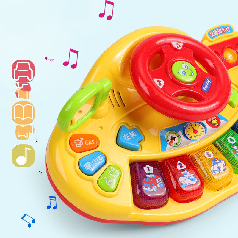 Multifunctional Simulation Simulation Steering Wheel Early Childhood Education Educational Toy