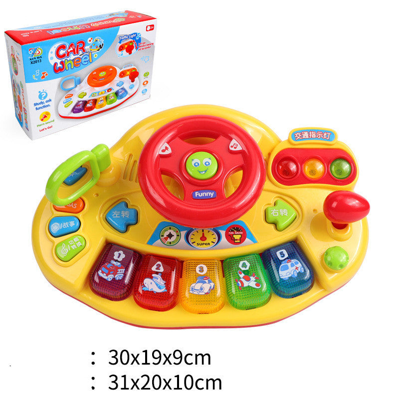 Multifunctional Simulation Simulation Steering Wheel Early Childhood Education Educational Toy