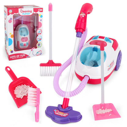 Girl Cleaning House Cleaning Simulation Vacuum Cleaner