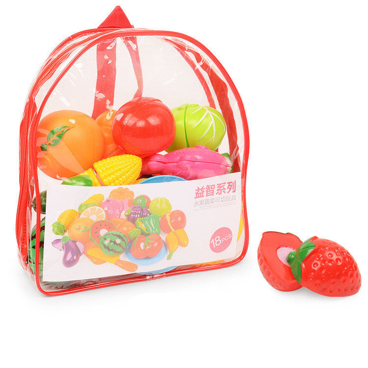 Vegetables And Fruits Children Kitchen Toy Set