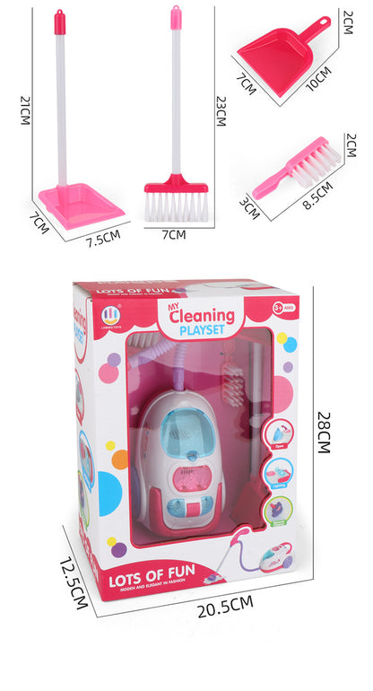 Girl Cleaning House Cleaning Simulation Vacuum Cleaner