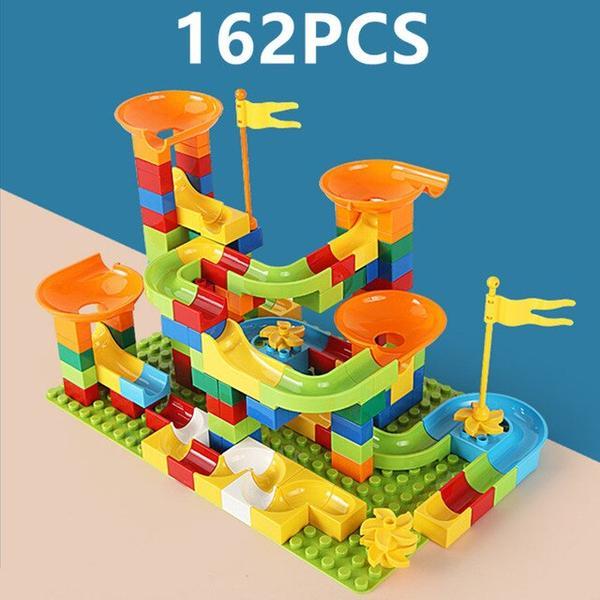 Children's Assembling Ball Chute Building Block Toy