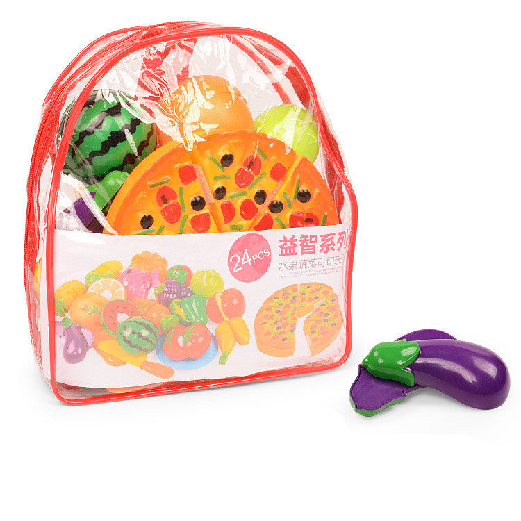 Vegetables And Fruits Children Kitchen Toy Set