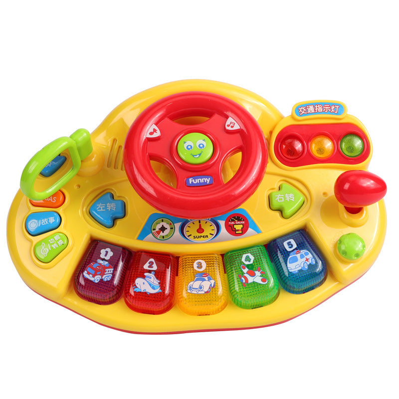 Multifunctional Simulation Simulation Steering Wheel Early Childhood Education Educational Toy