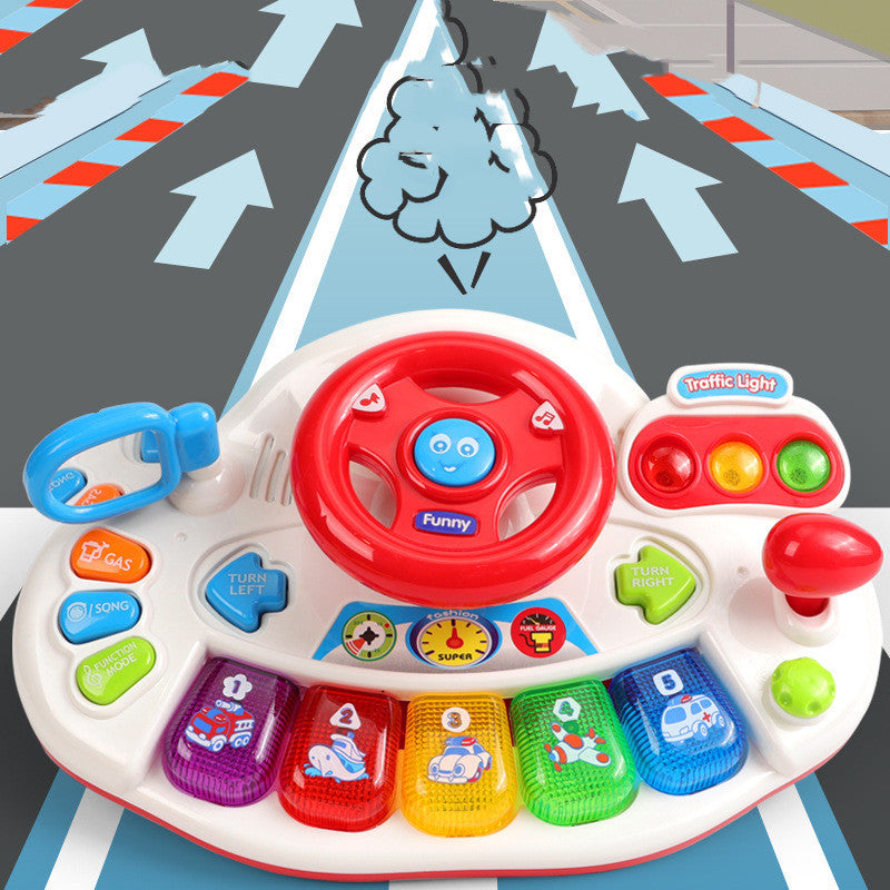 Multifunctional Simulation Simulation Steering Wheel Early Childhood Education Educational Toy